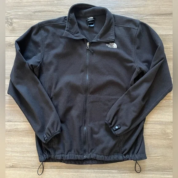 The North Face Men's Black Fleece Full Zip Jacket Size XL - Picture 2 of 5